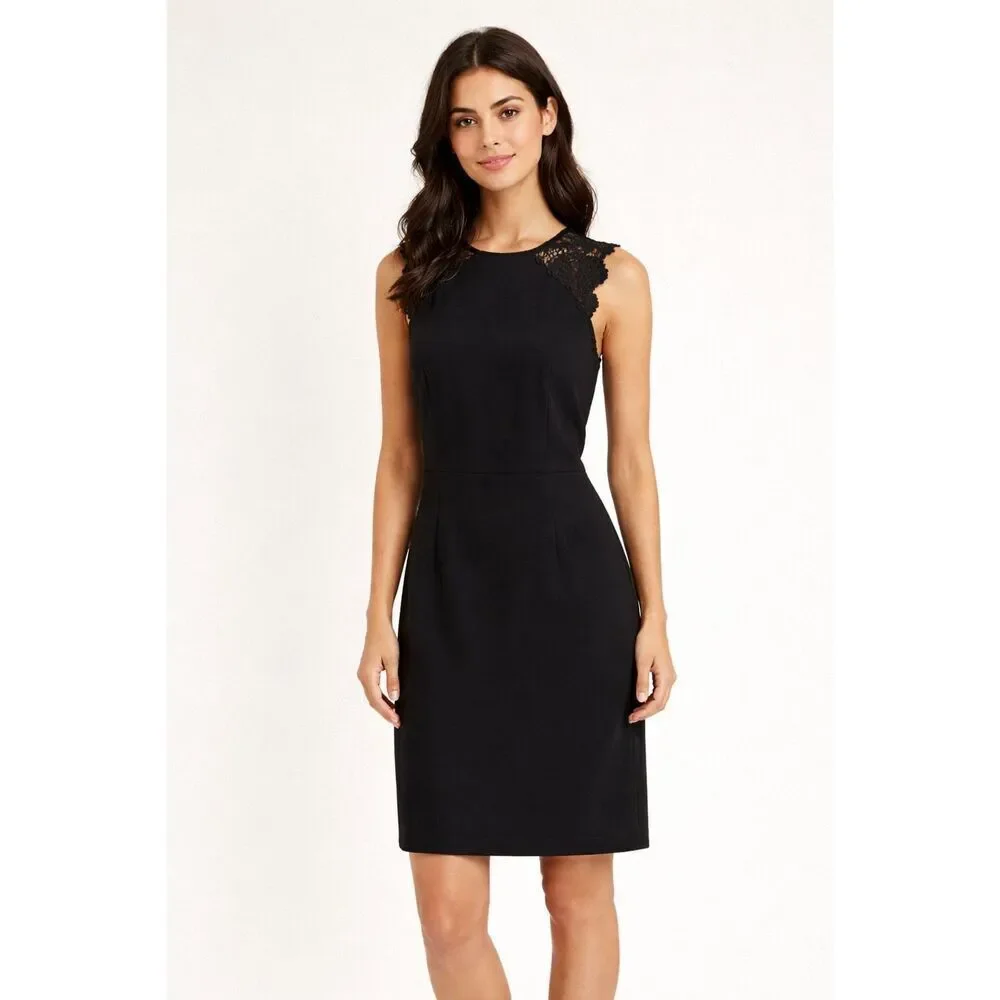 Altar’d State Black Lace Sheath Dress NWT Sleeveless Size L